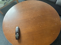 Full of chips and scratches