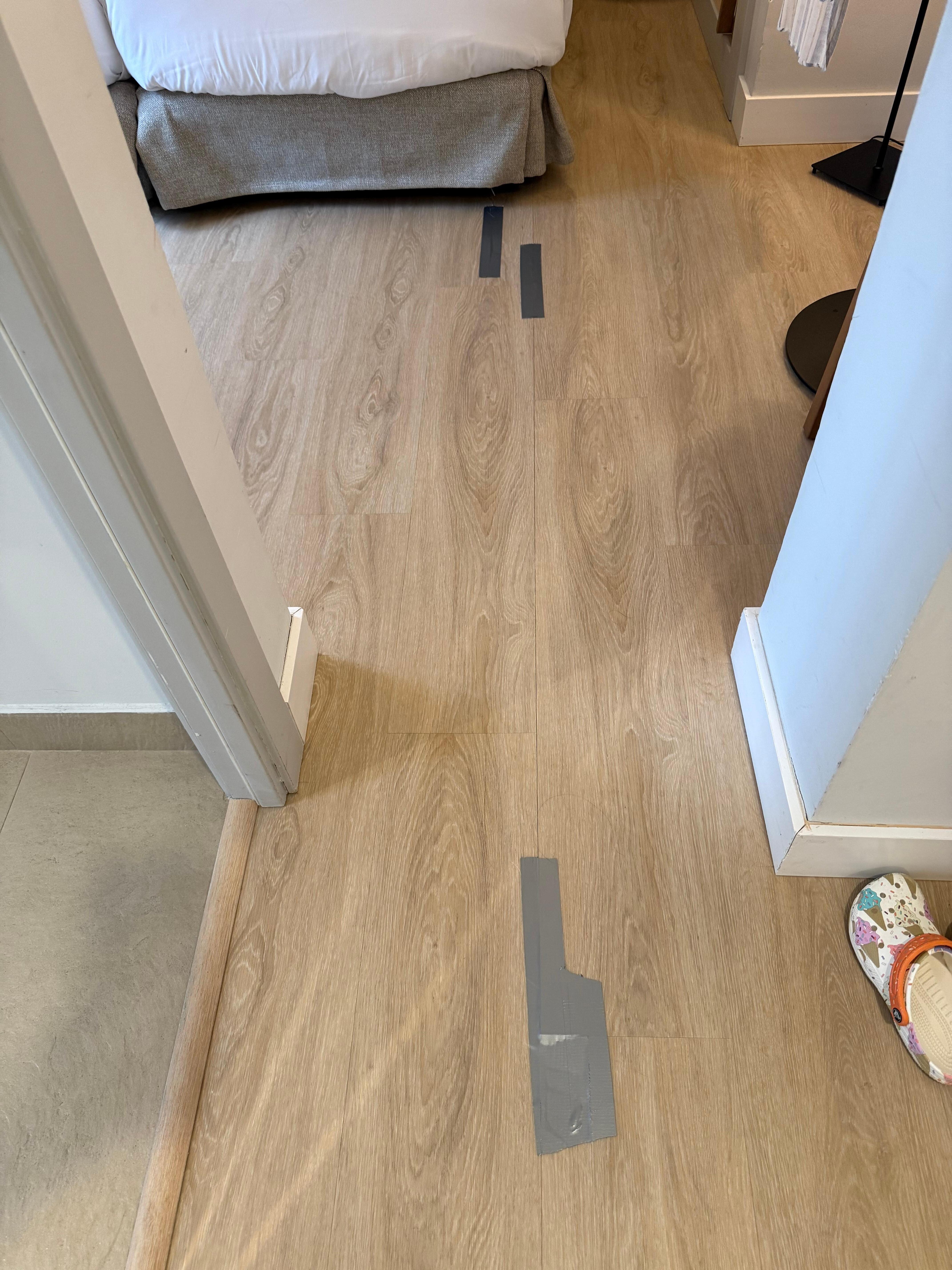 Floor is broken