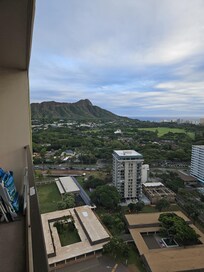 View from the 28th floor condo living room
