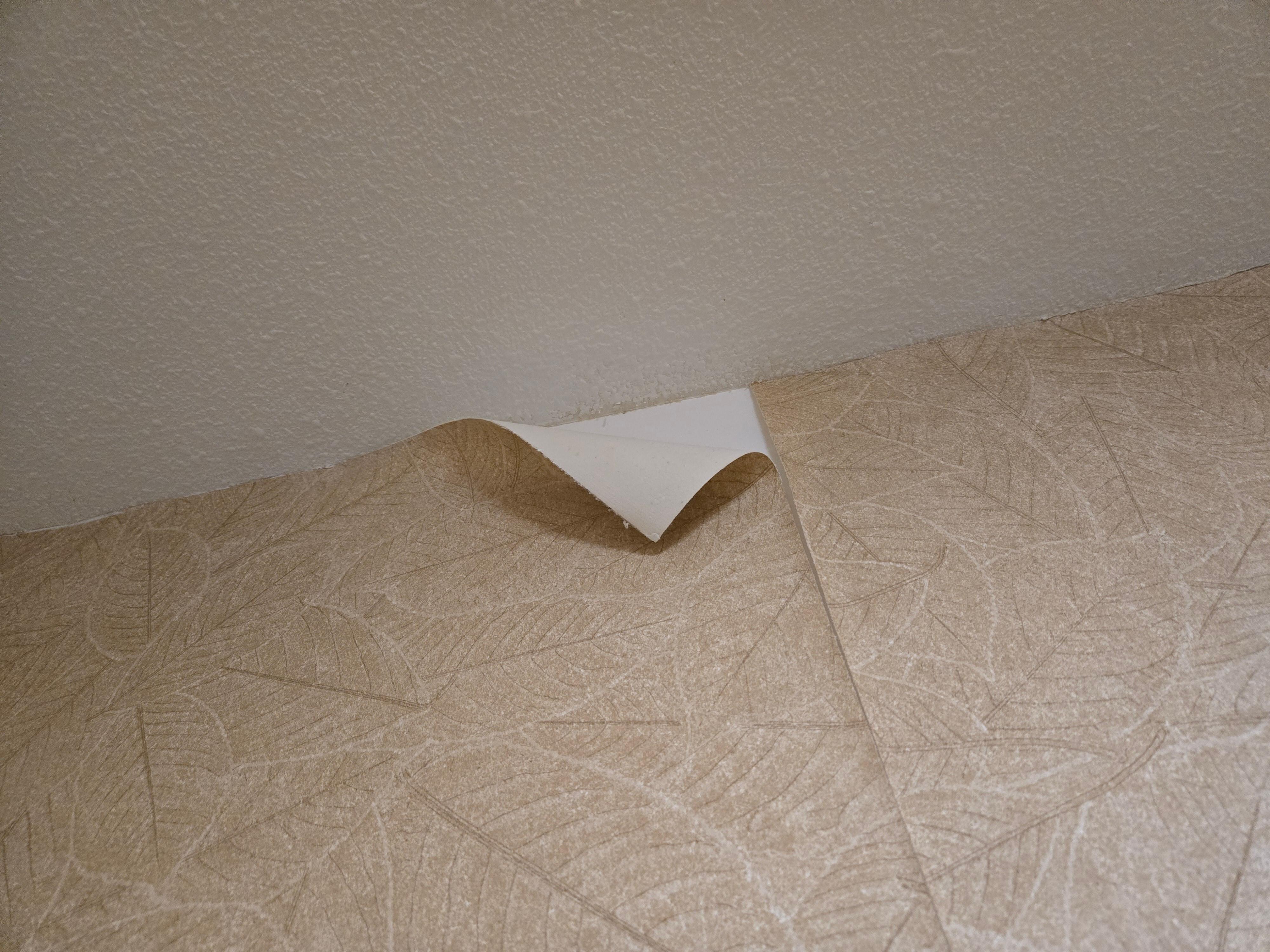 All the wallpaper is peeling off. But it's held up for probably 50 years 