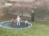 In ground trampoline