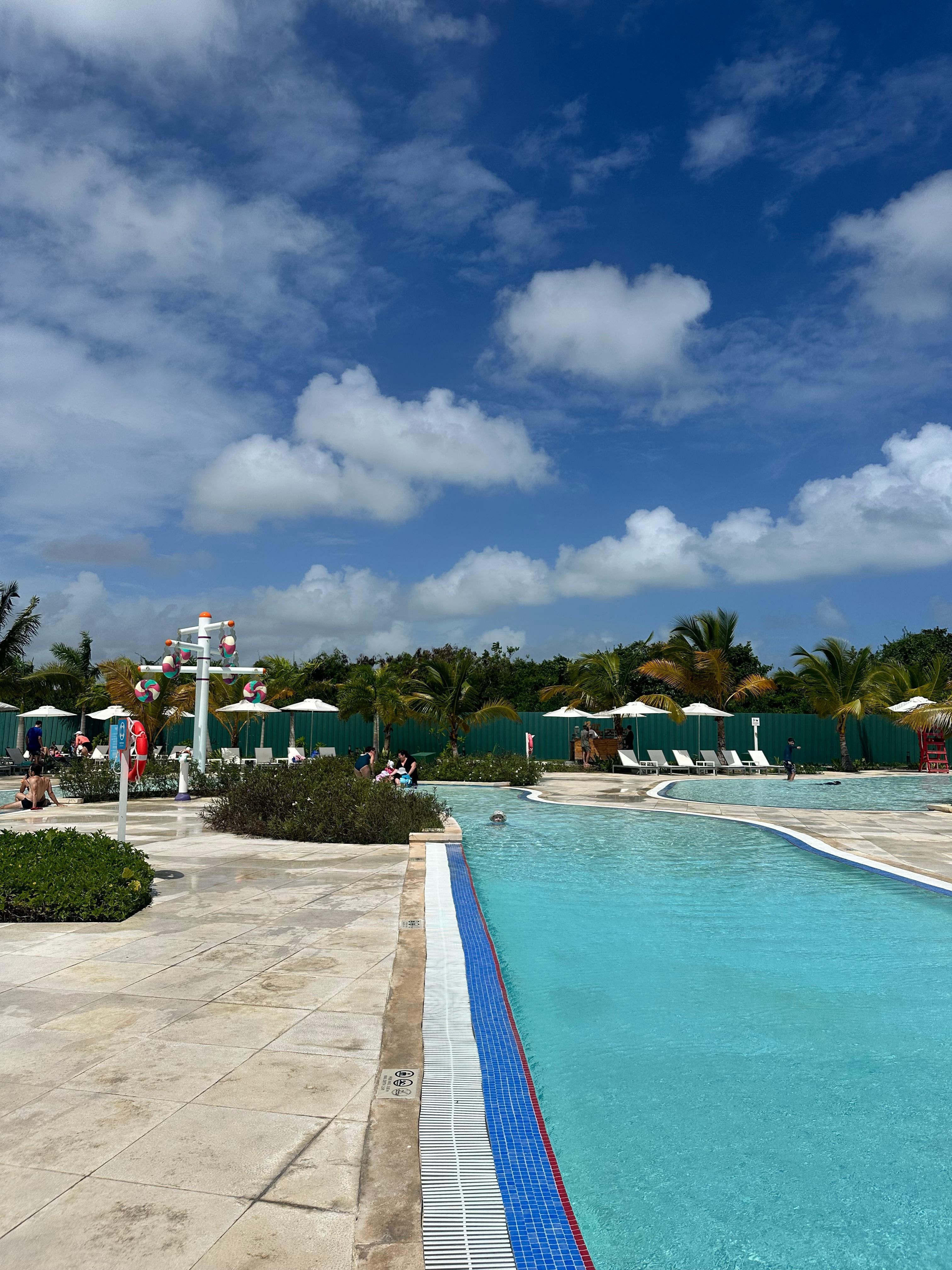 This area is behind the main water park 