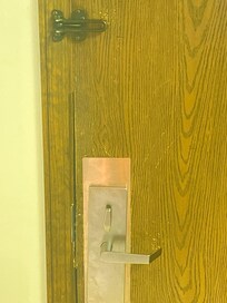 The lovely secure door that’s not secure at all