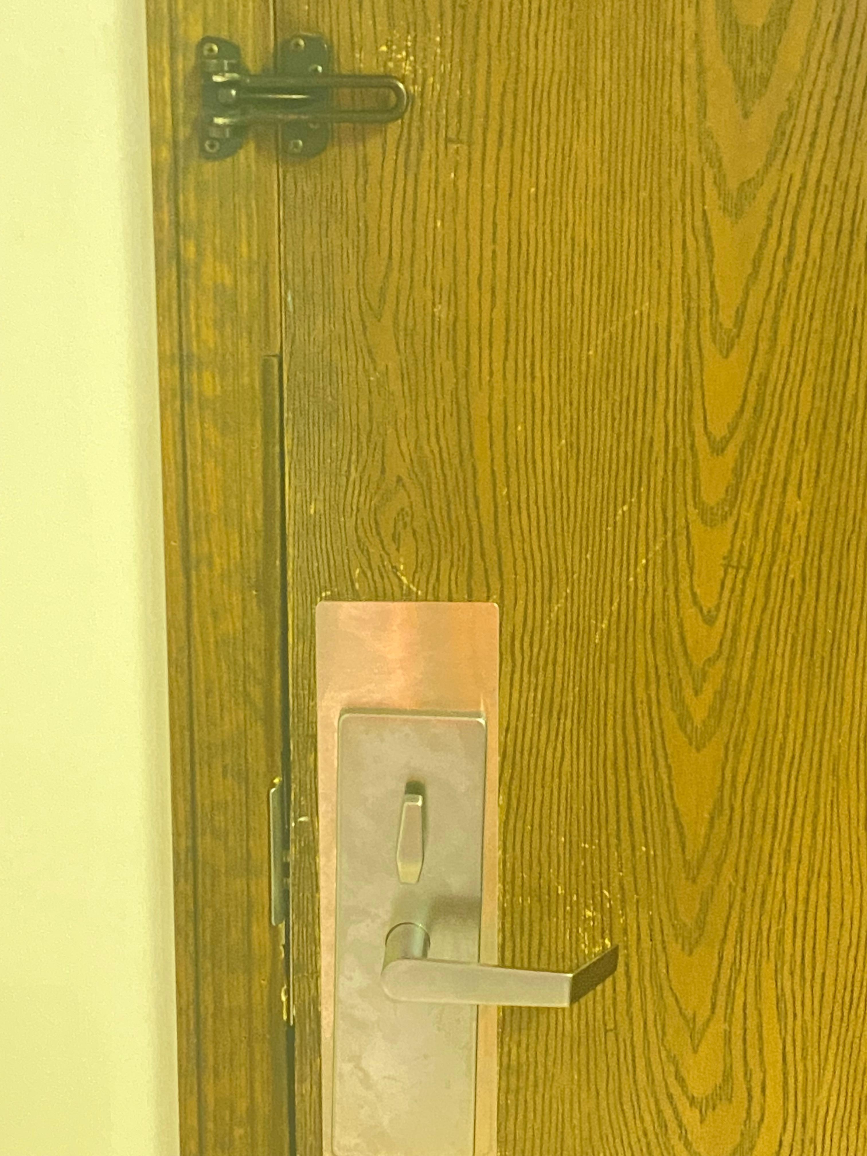 The lovely secure door that’s not secure at all