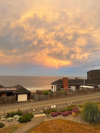 Rainbow Beyond Front Yard