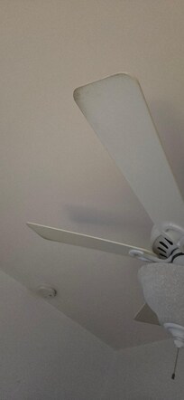 Dirty bedroom fan