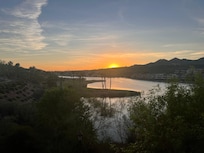 Sunrise from the porch