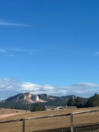 View of Crazy Horse from the deck