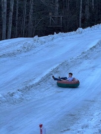 All of the kids and adults loved the snow tubing.