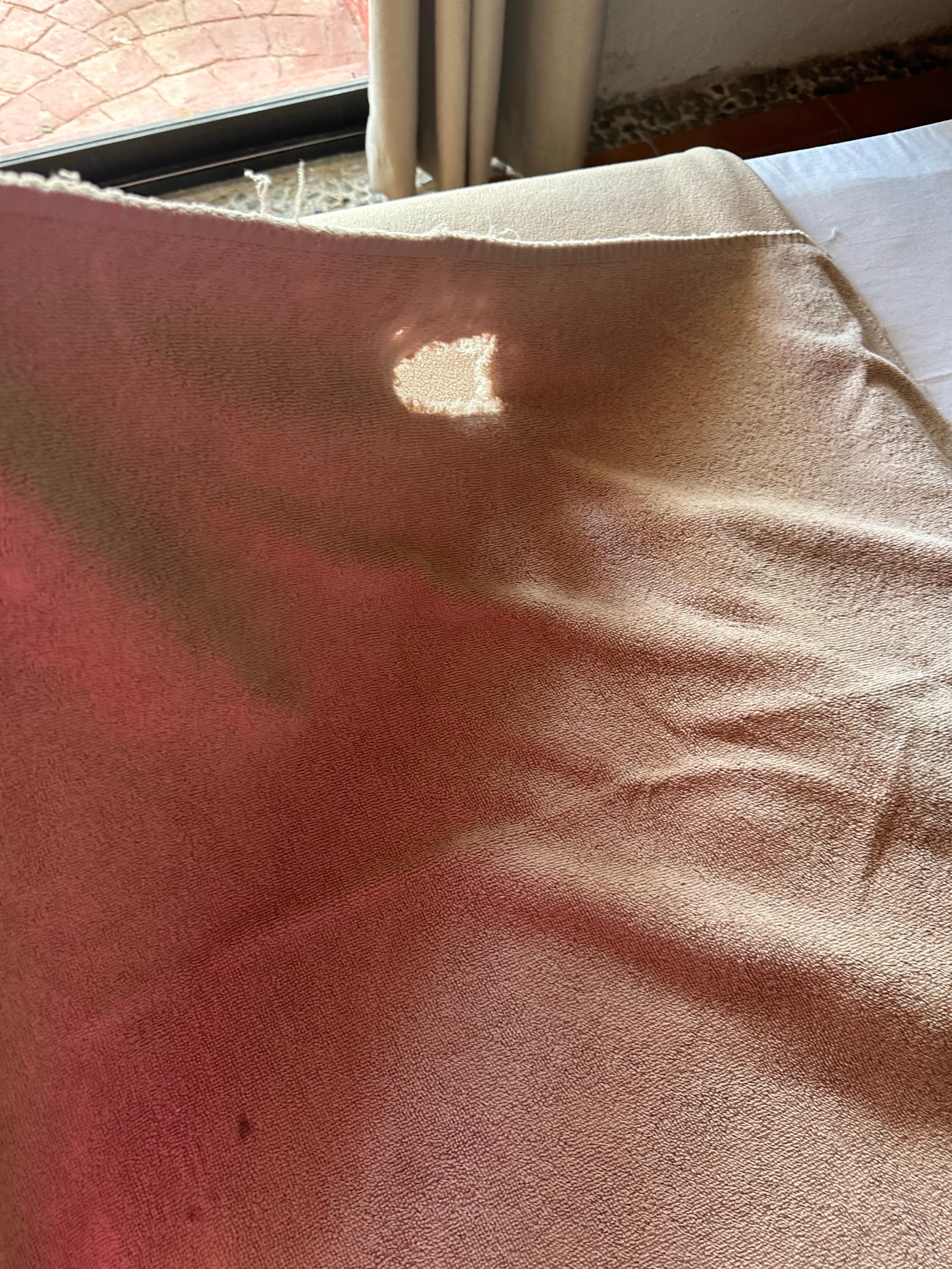 Hole in towels