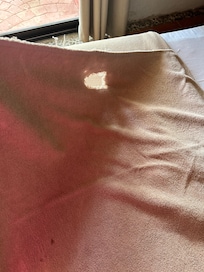 Hole in towels