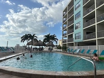 The pool was closed for 3 days during our stay for chemical maintenance but we went shelling on the beach and Shopping at John’s Pass