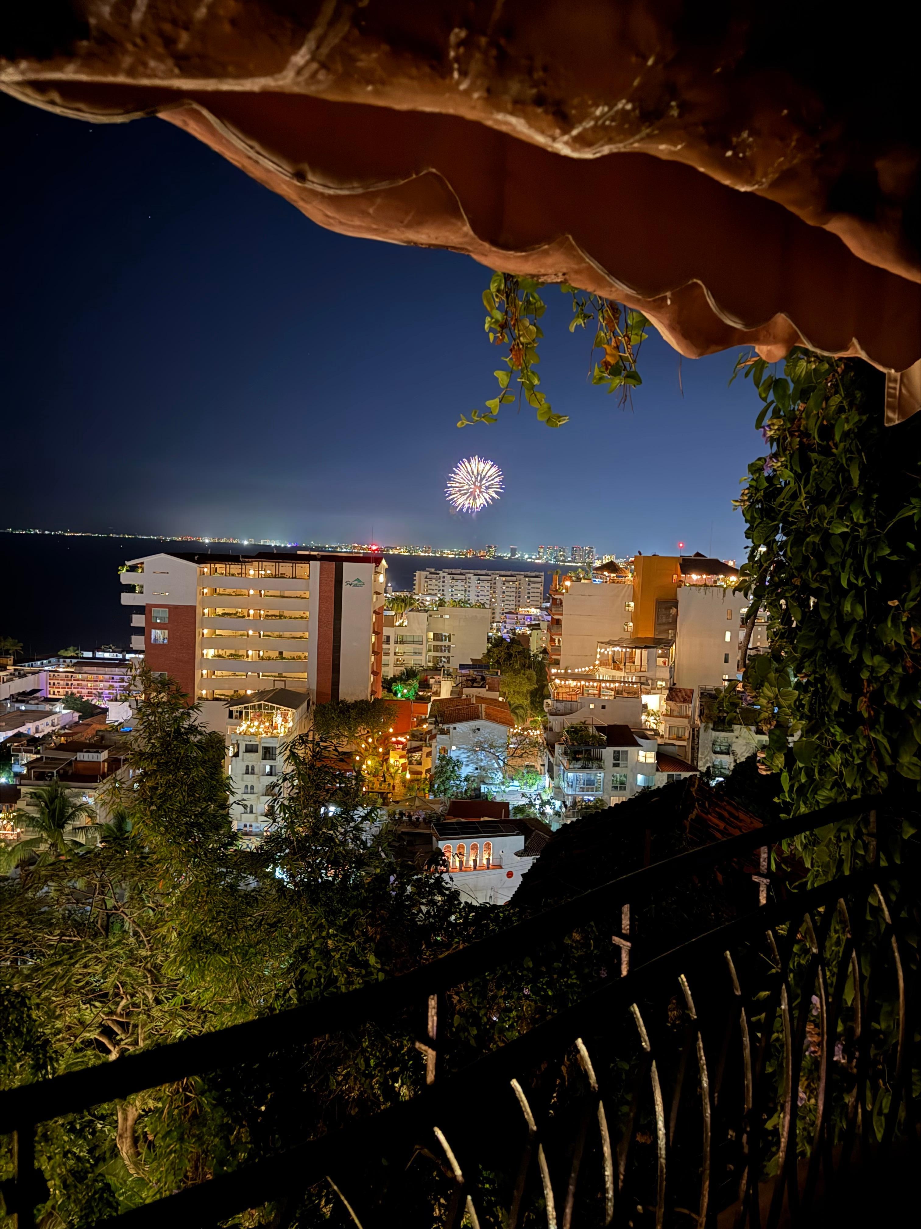 A handful of fireworks each night
