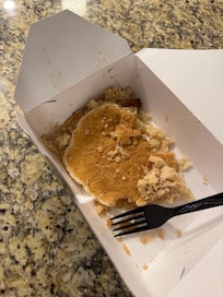 “Gourmet breakfast” for $56.54