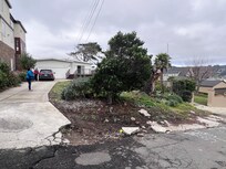 The driveway needs work. Massive pothole, very narrow, and a boat parks across the street from it so VERY difficult to pull out.