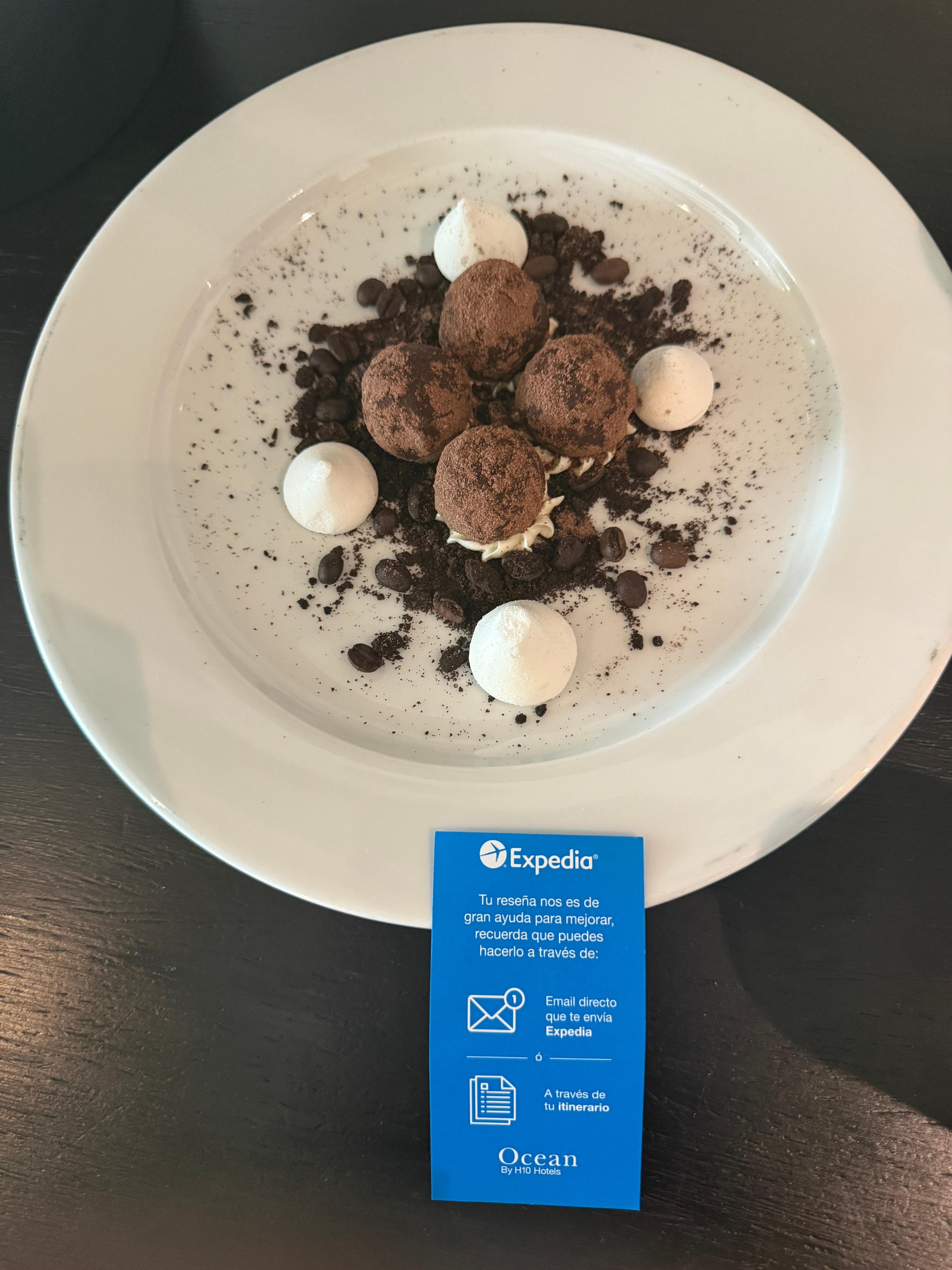 Dessert courtesy of Expedia