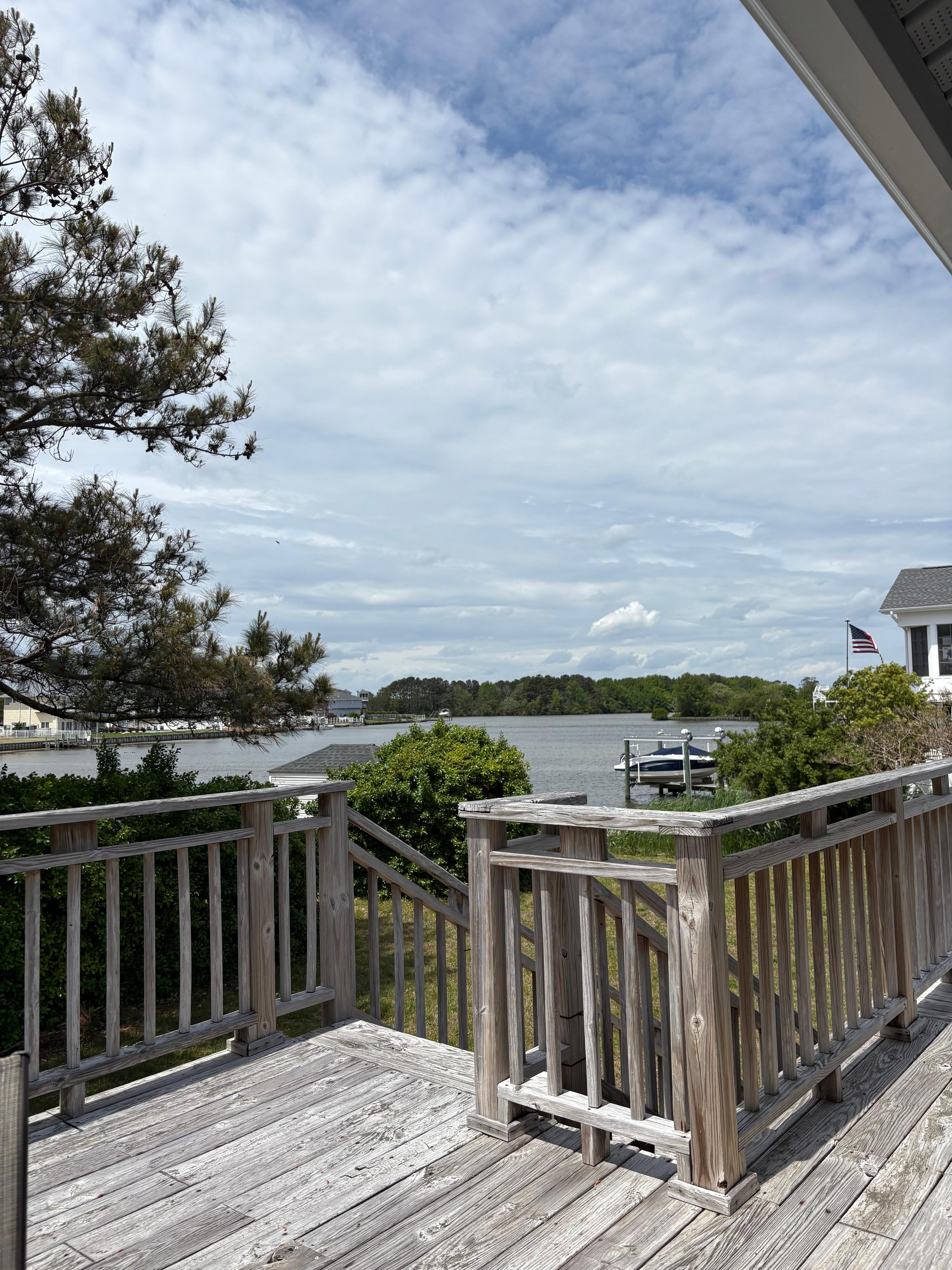 View from the deck
