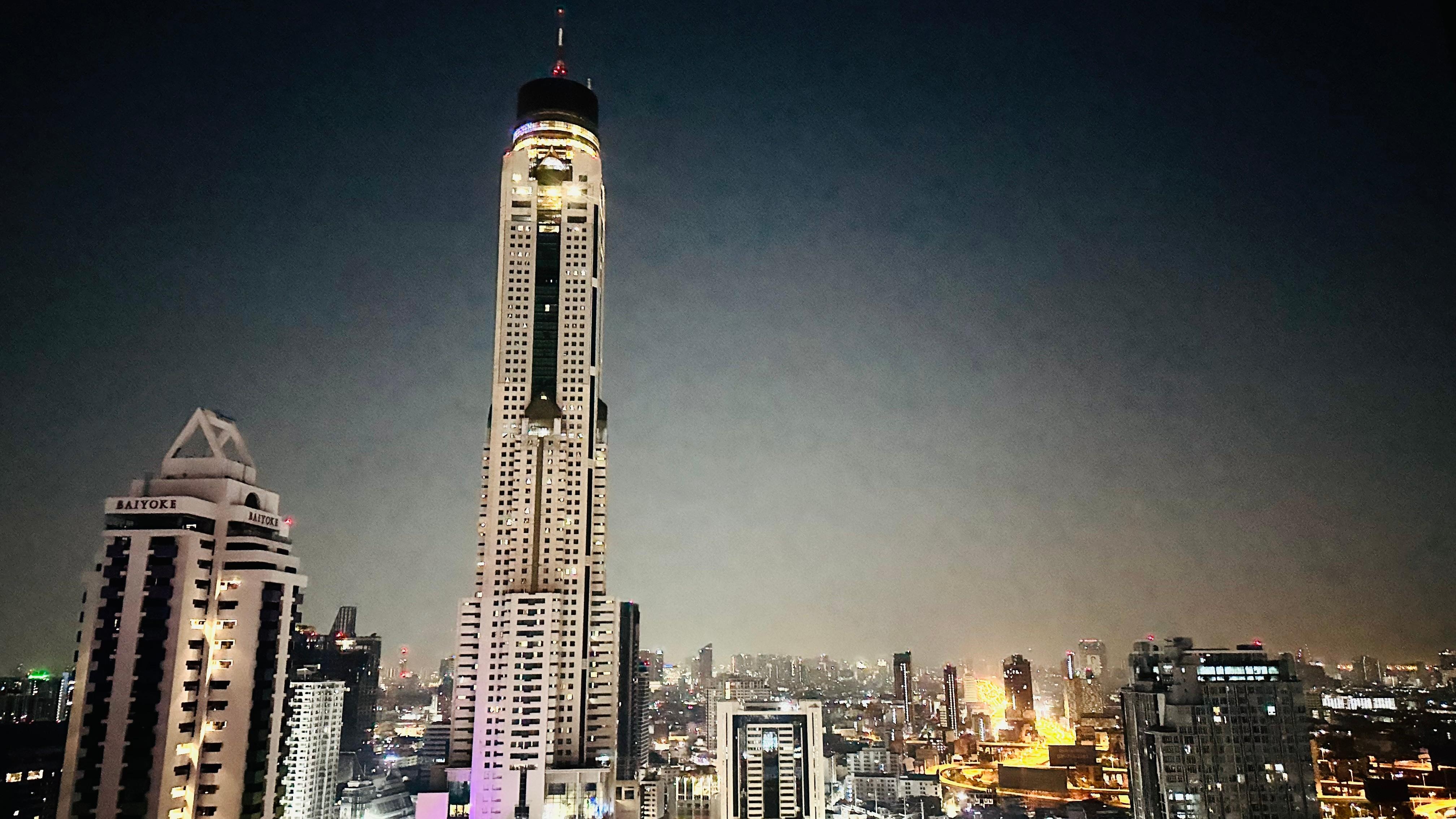 Night skyline fro our room 