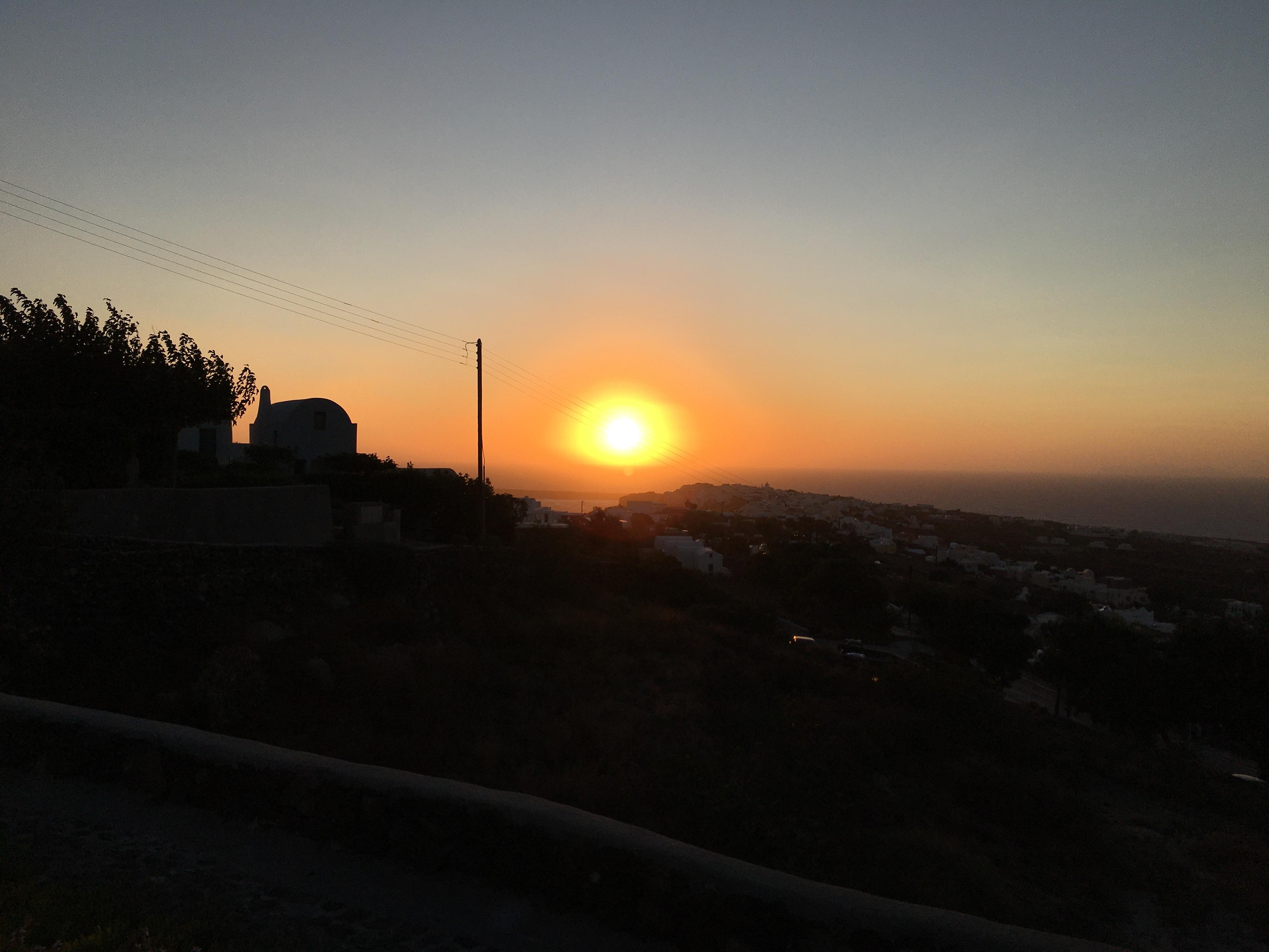 Sunset View from the pool