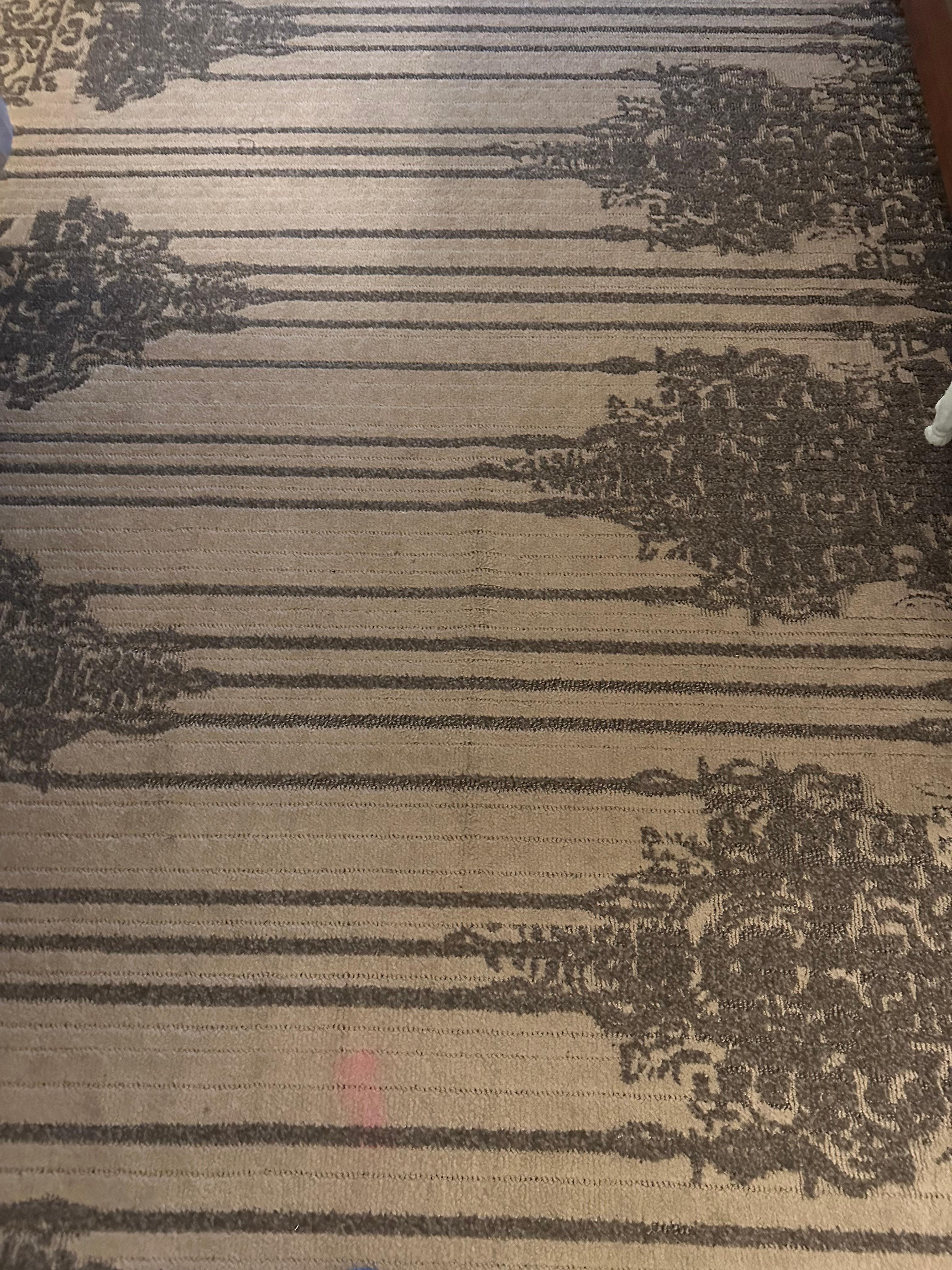 2nd area of carpet that needed stretching