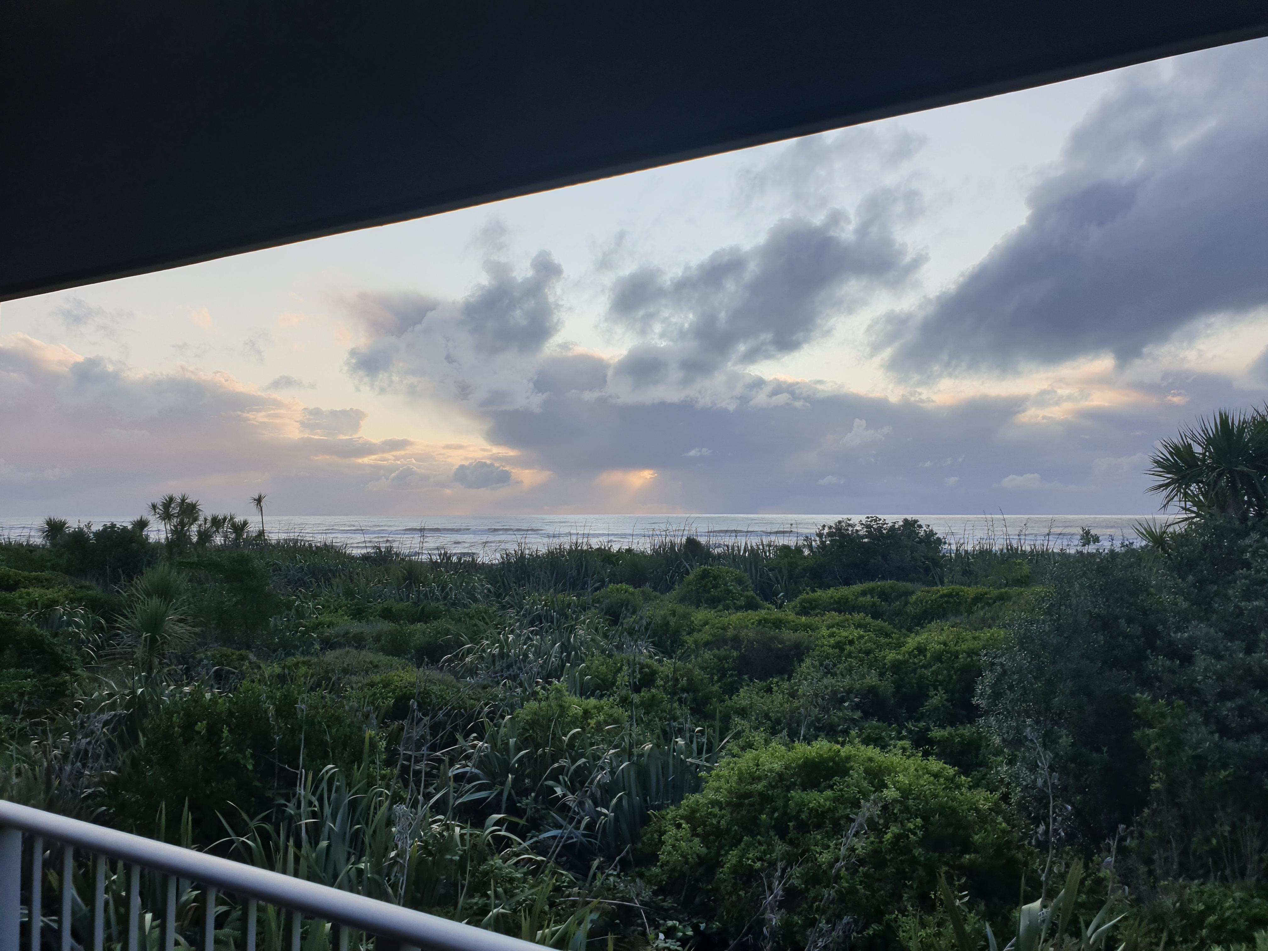 View from the top deck