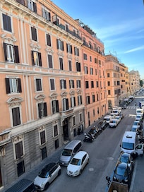 vista exterior desde la habitación.