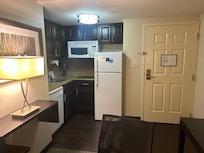 Kitchen area of our room