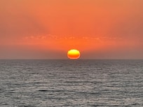 Sunset from the corner suite - no better place to be!