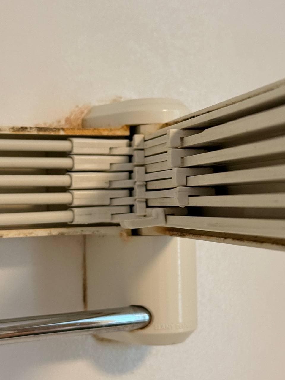 drying rack on the wall