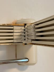 drying rack on the wall