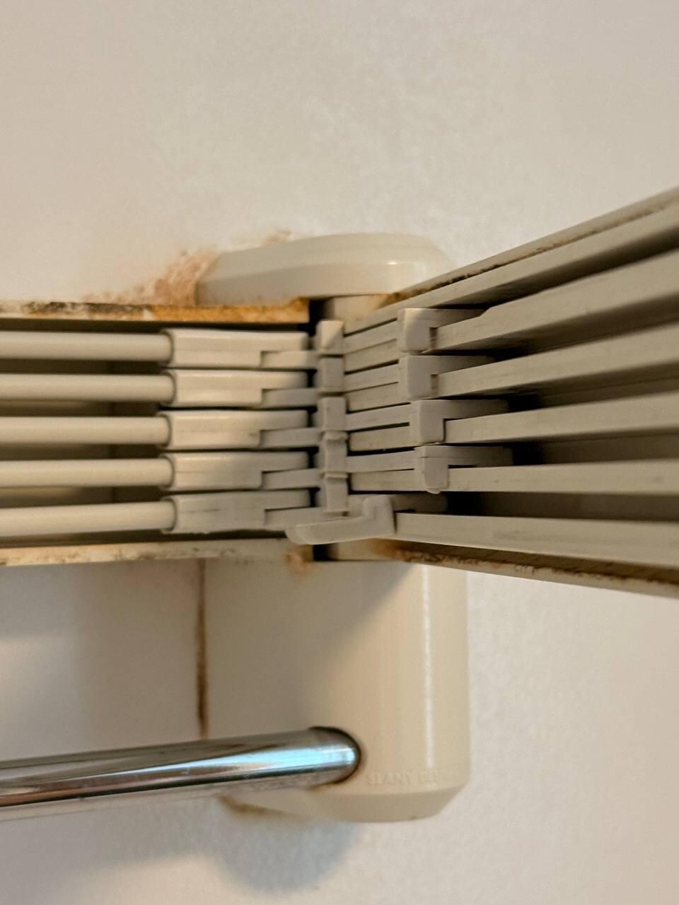 drying rack on the wall