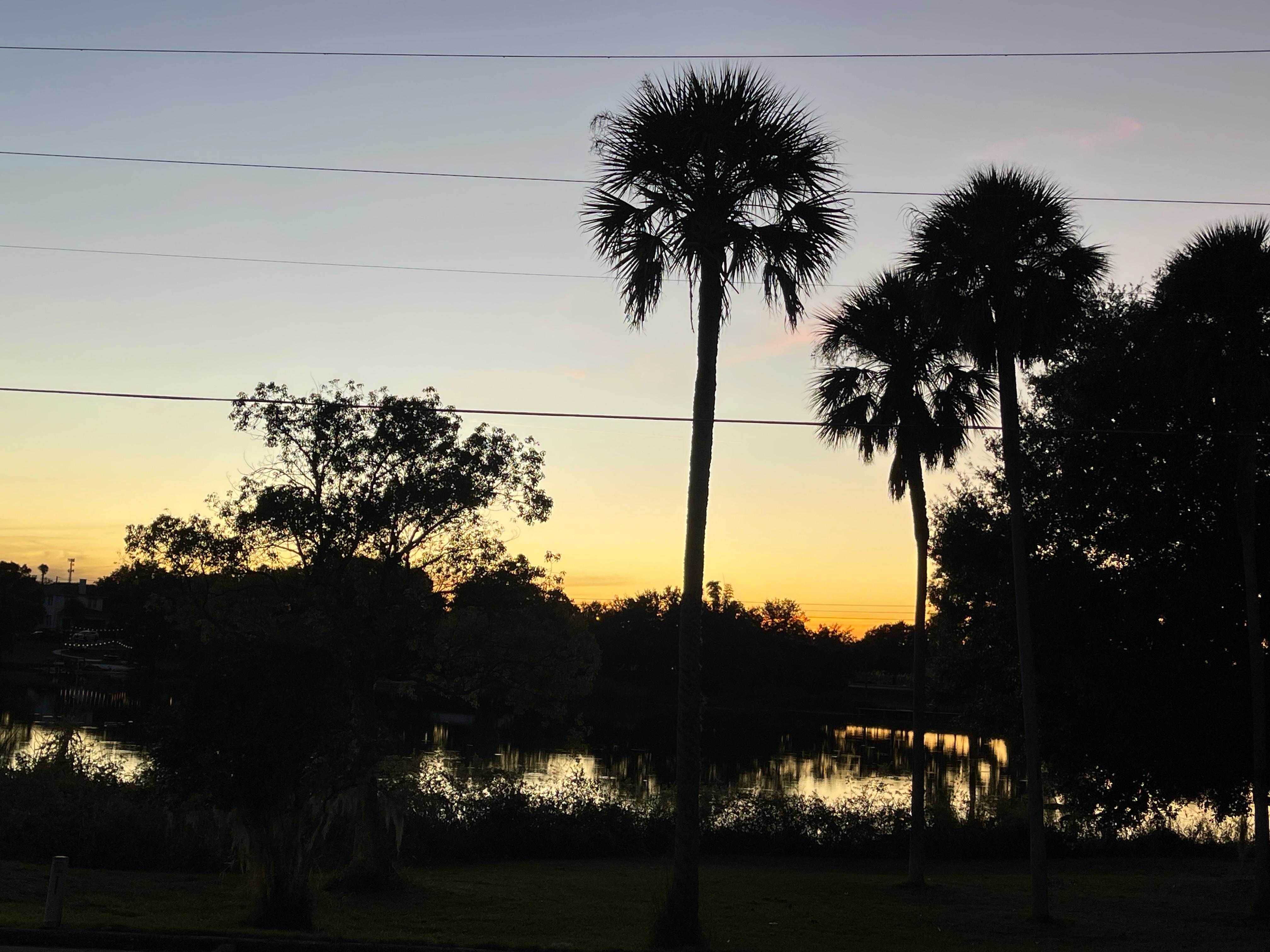 Beautiful sunset from the porch!! 