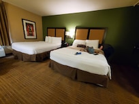 Sleeping accommodations in our room