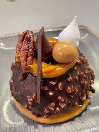 Pastry from Ombré restaurant on site