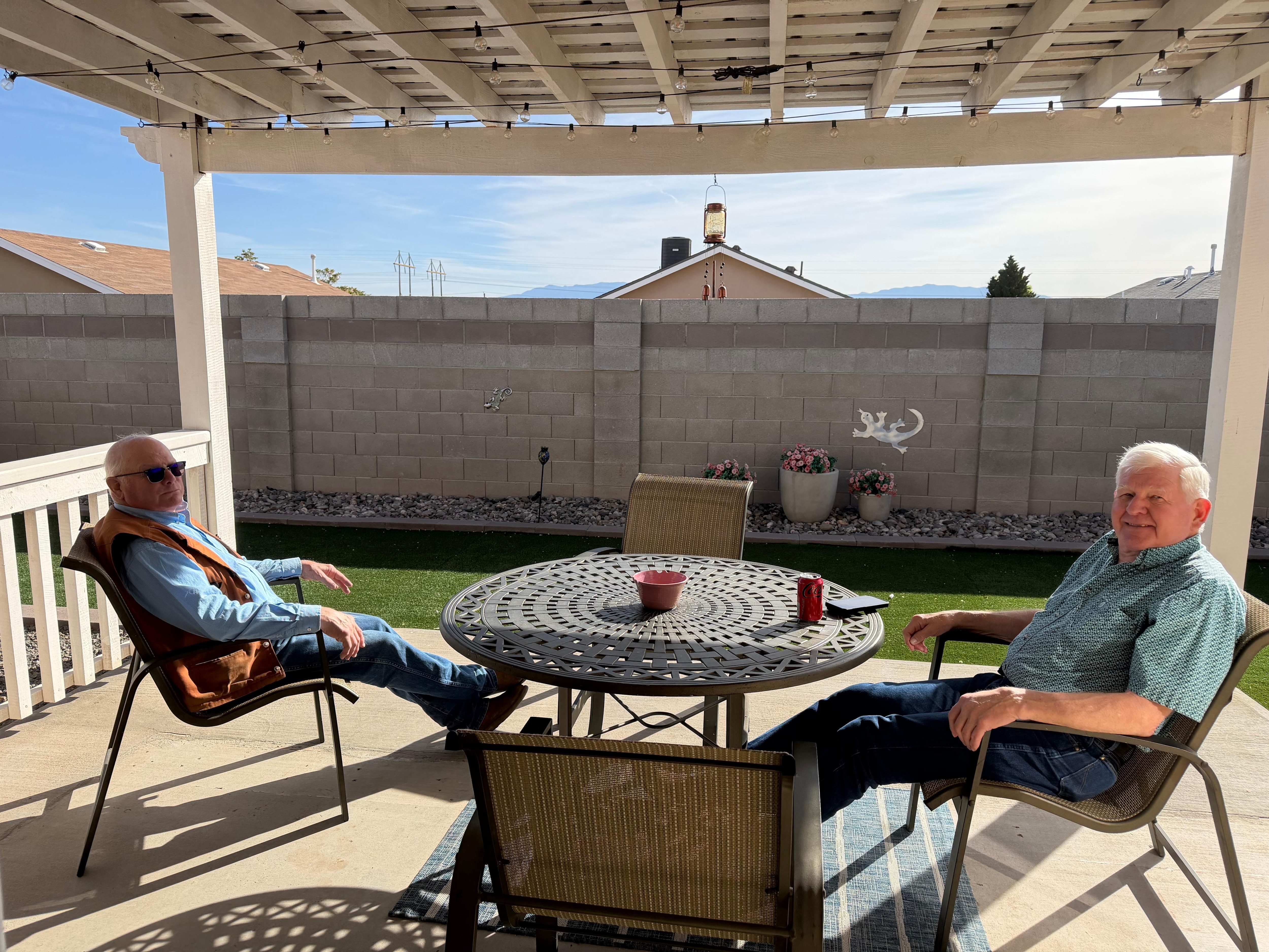 5 minutes after our arrival!