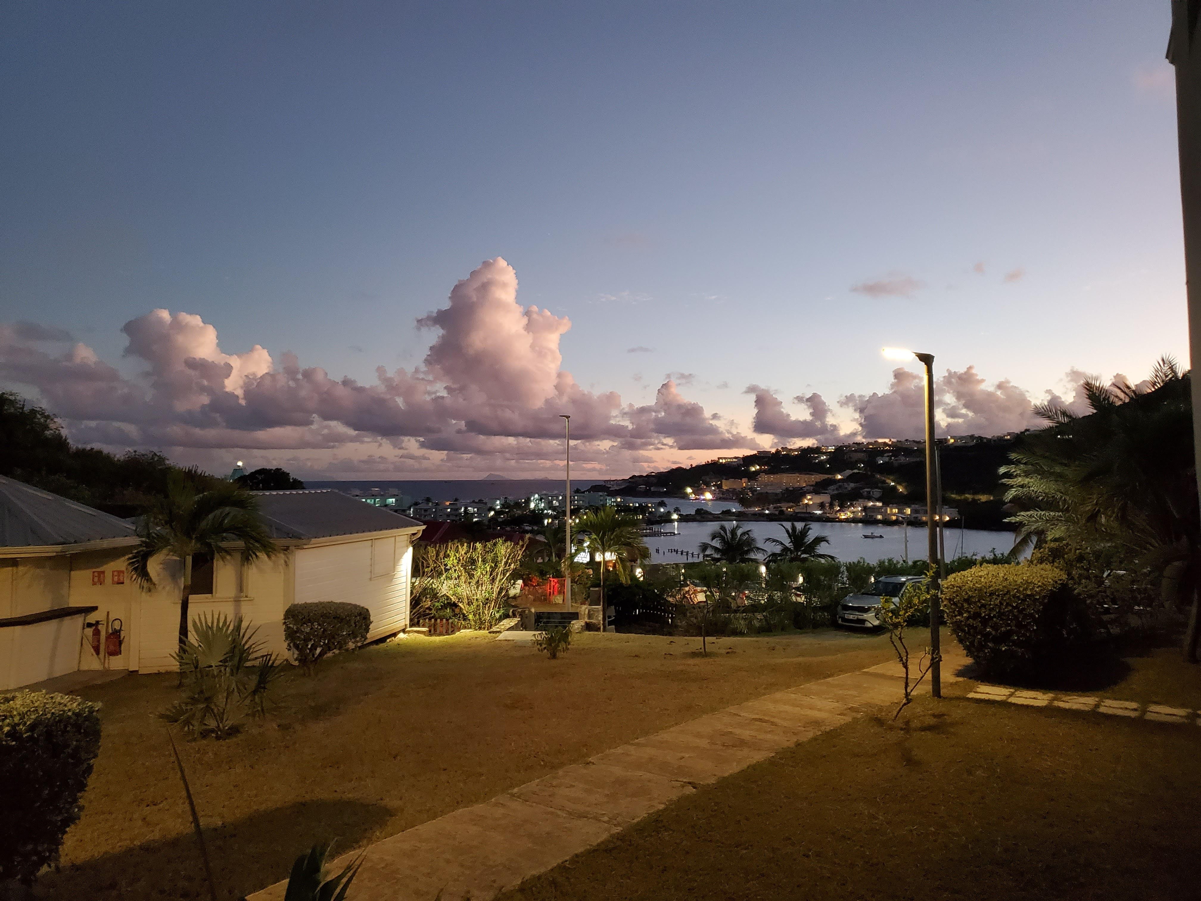 evening view from residence property 