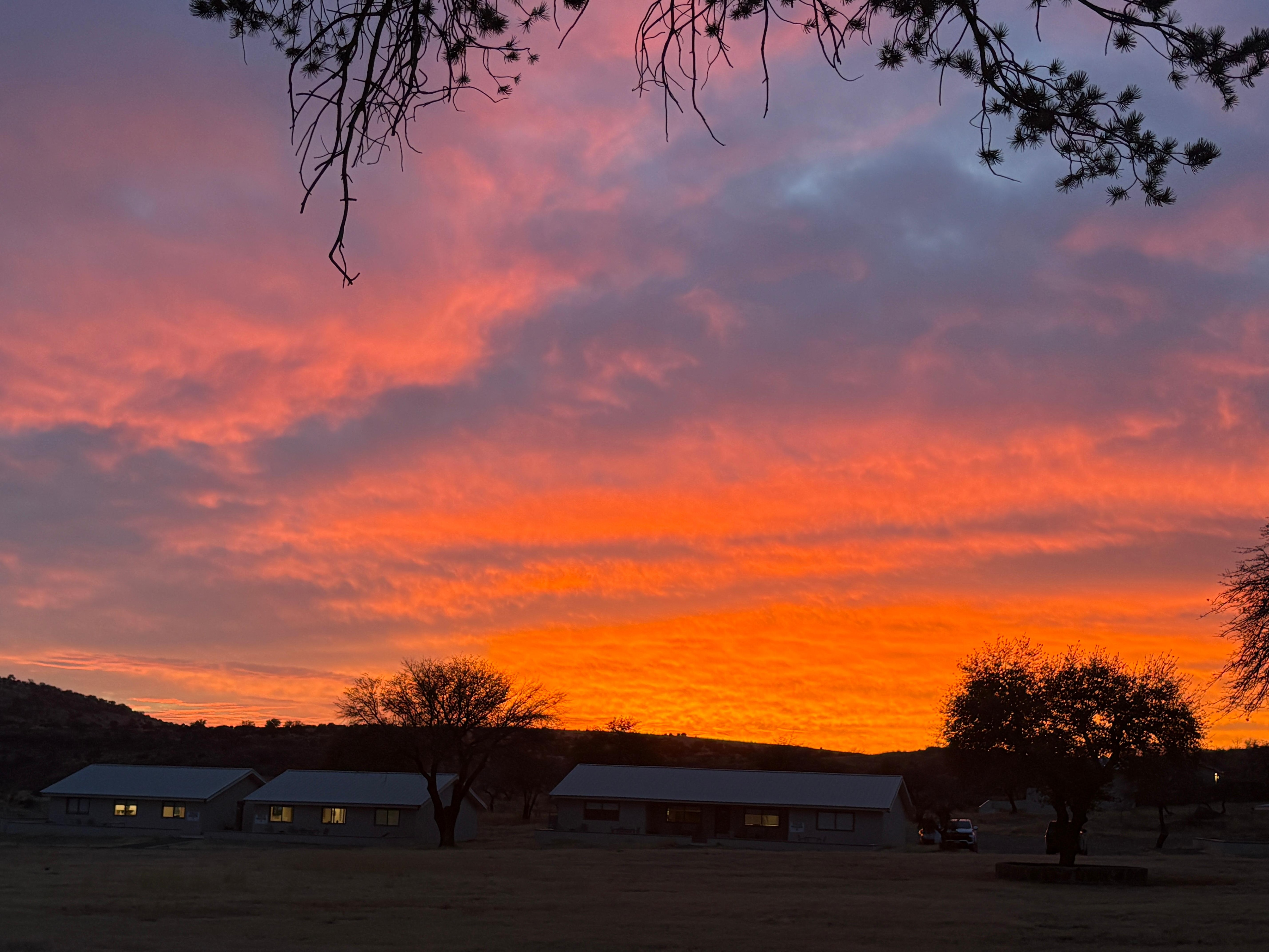Sunset taken from our room