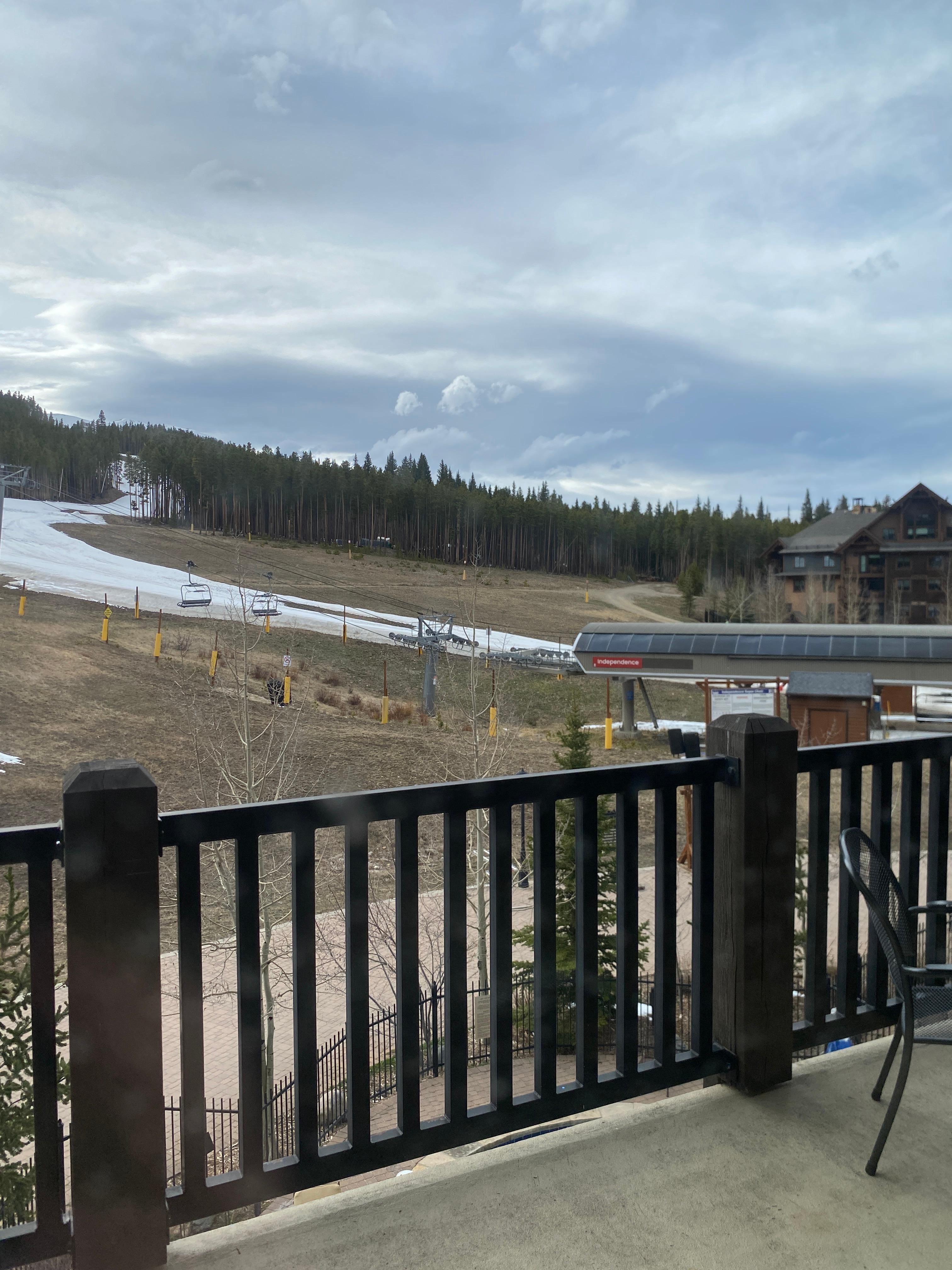 View day 1 - April 2026. Snowed 10 inches the next day!! 
