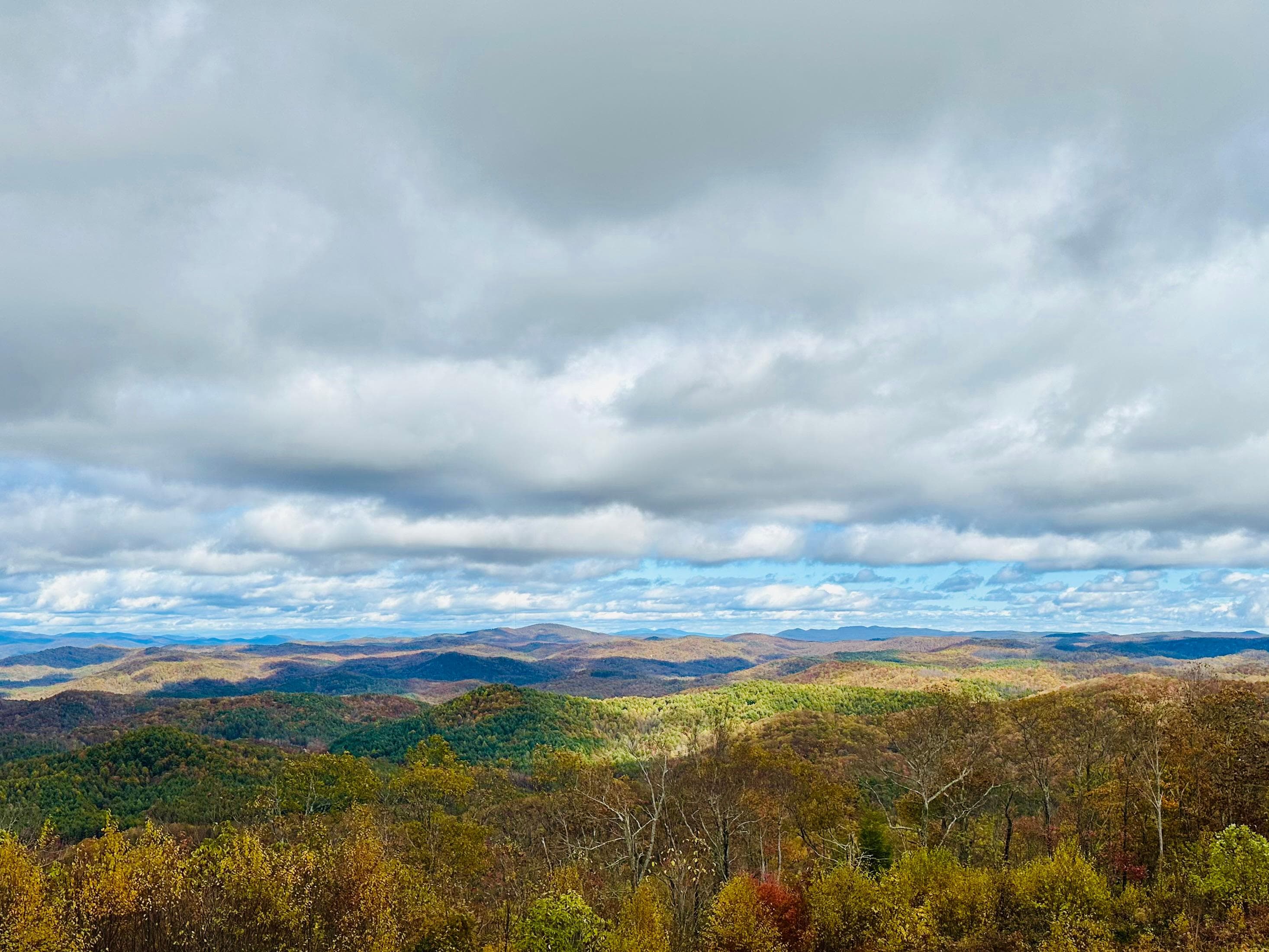 View from Sassafras Mountain, the highest mountain in SC