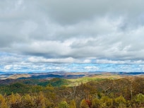 View from Sassafras Mountain, the highest mountain in SC