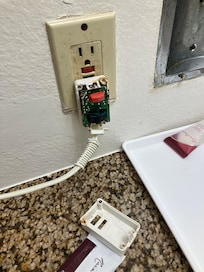 The cover fell off leaving exposed wiring, I accidently touched the edge to remove it and received a shock.