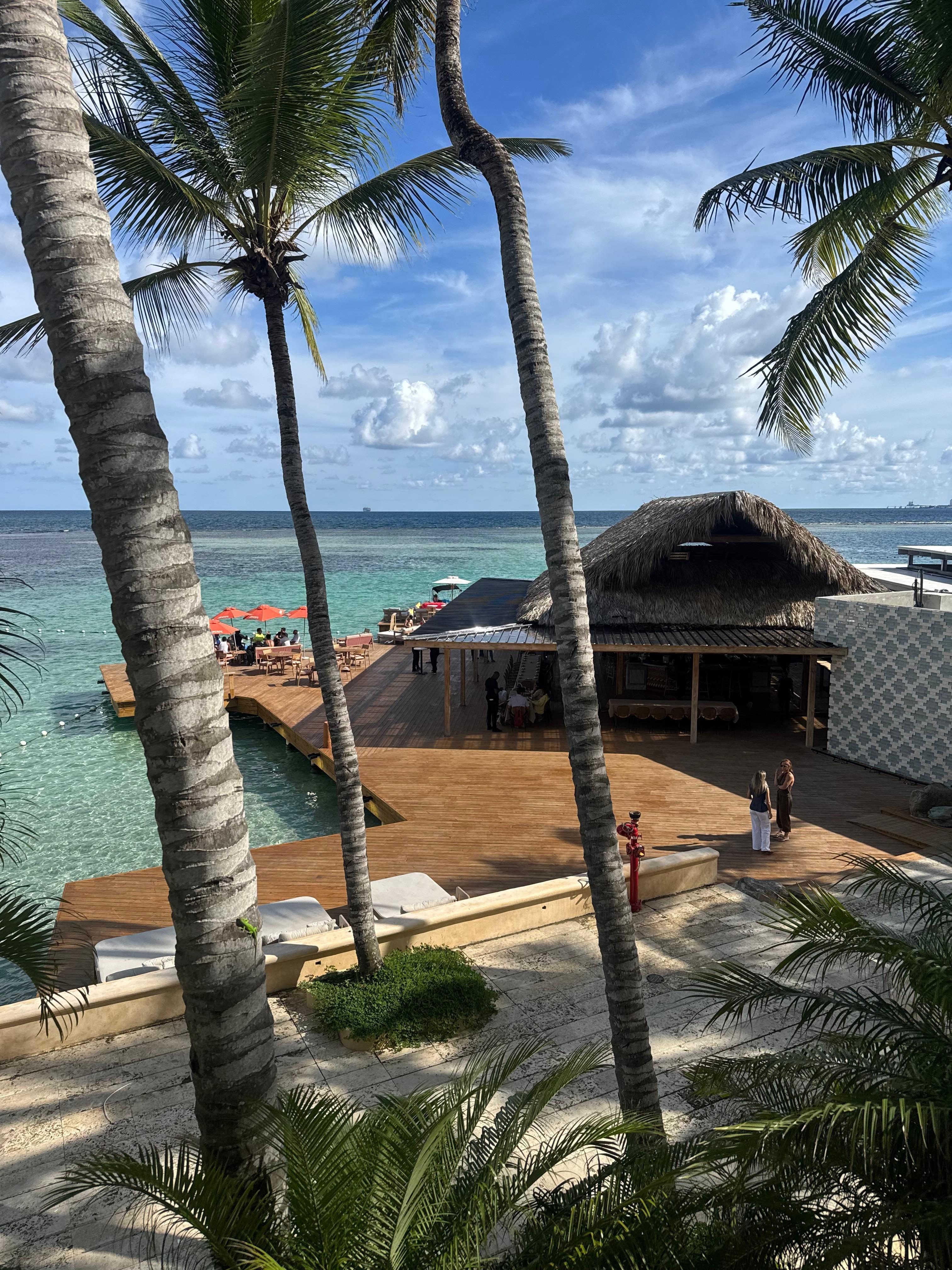 View from the balcony 