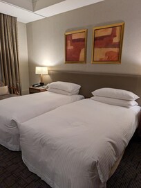 ツインの部屋。ベッドの寝心地も良いです