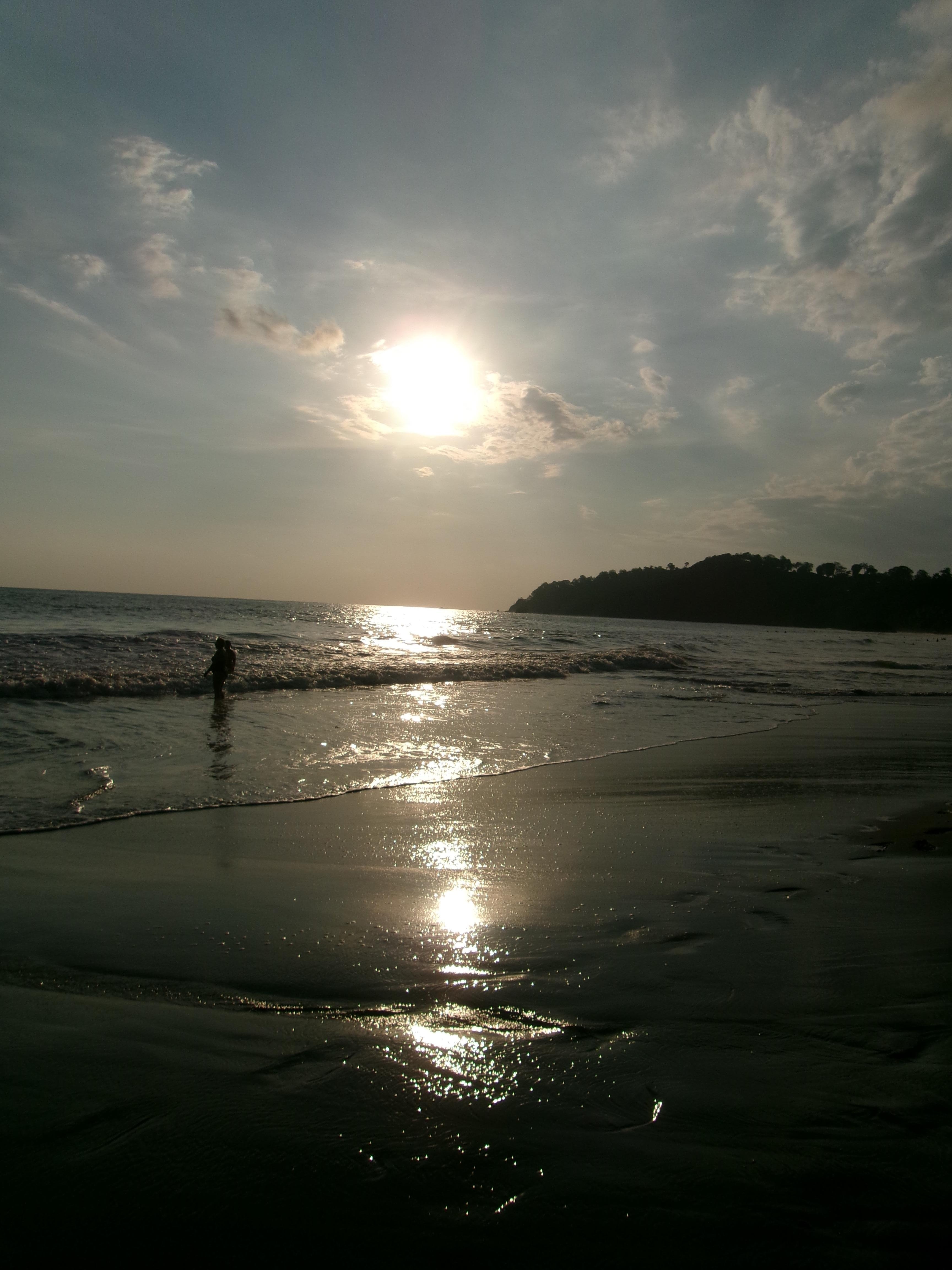 Sunset at the beach on our last day