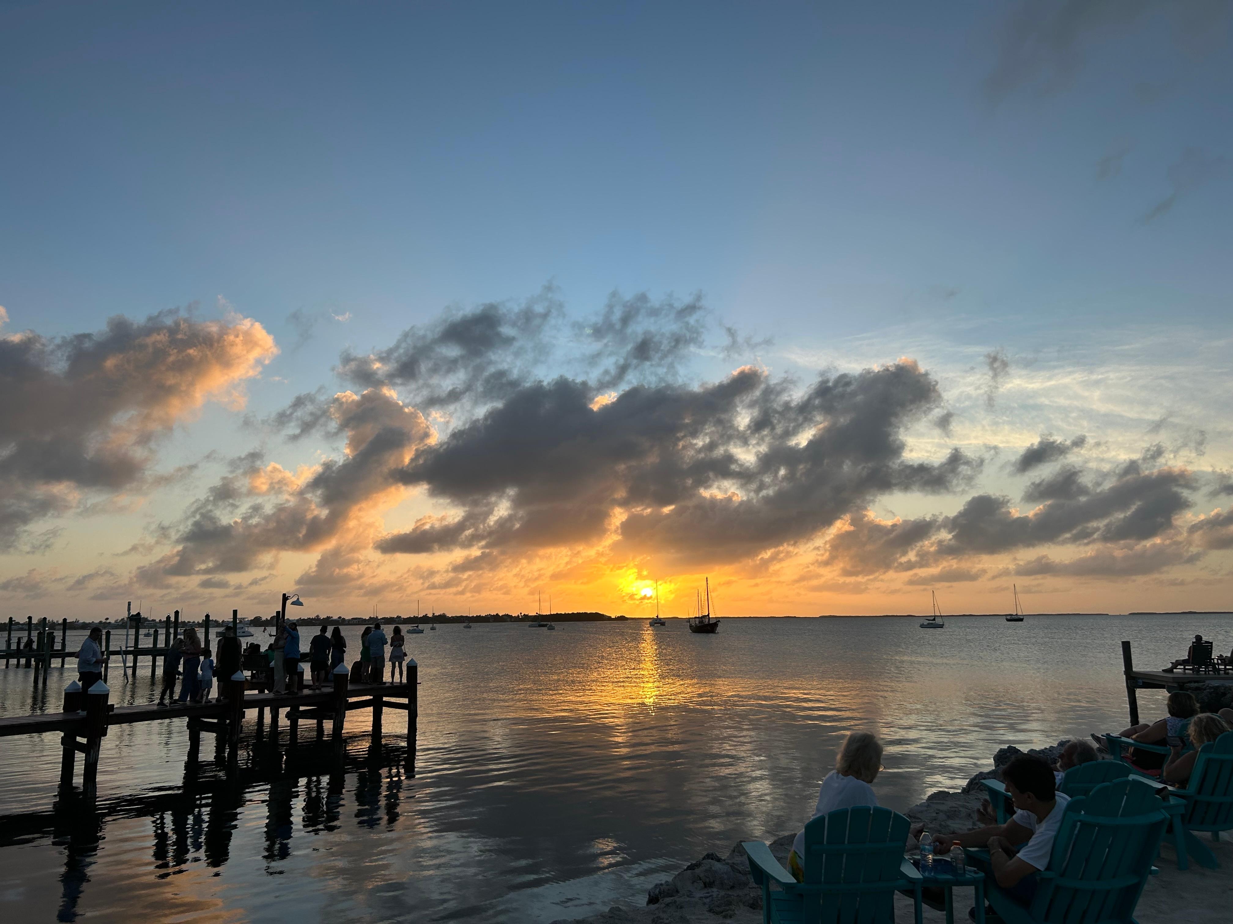 First sunset for us in the keys.