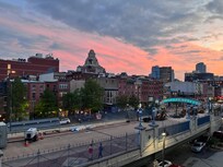 Sunset from our hotel room