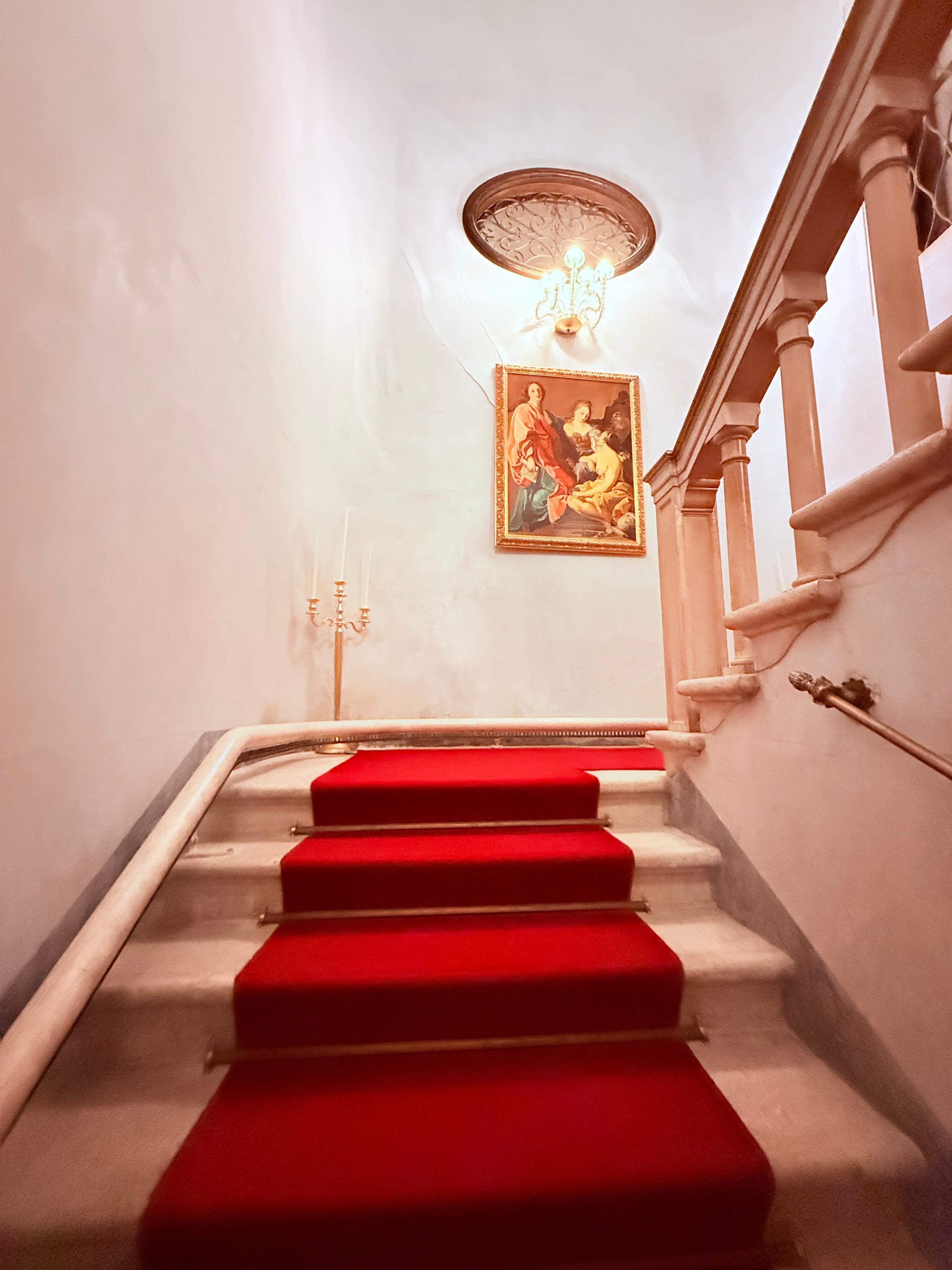 Stairs to second floor