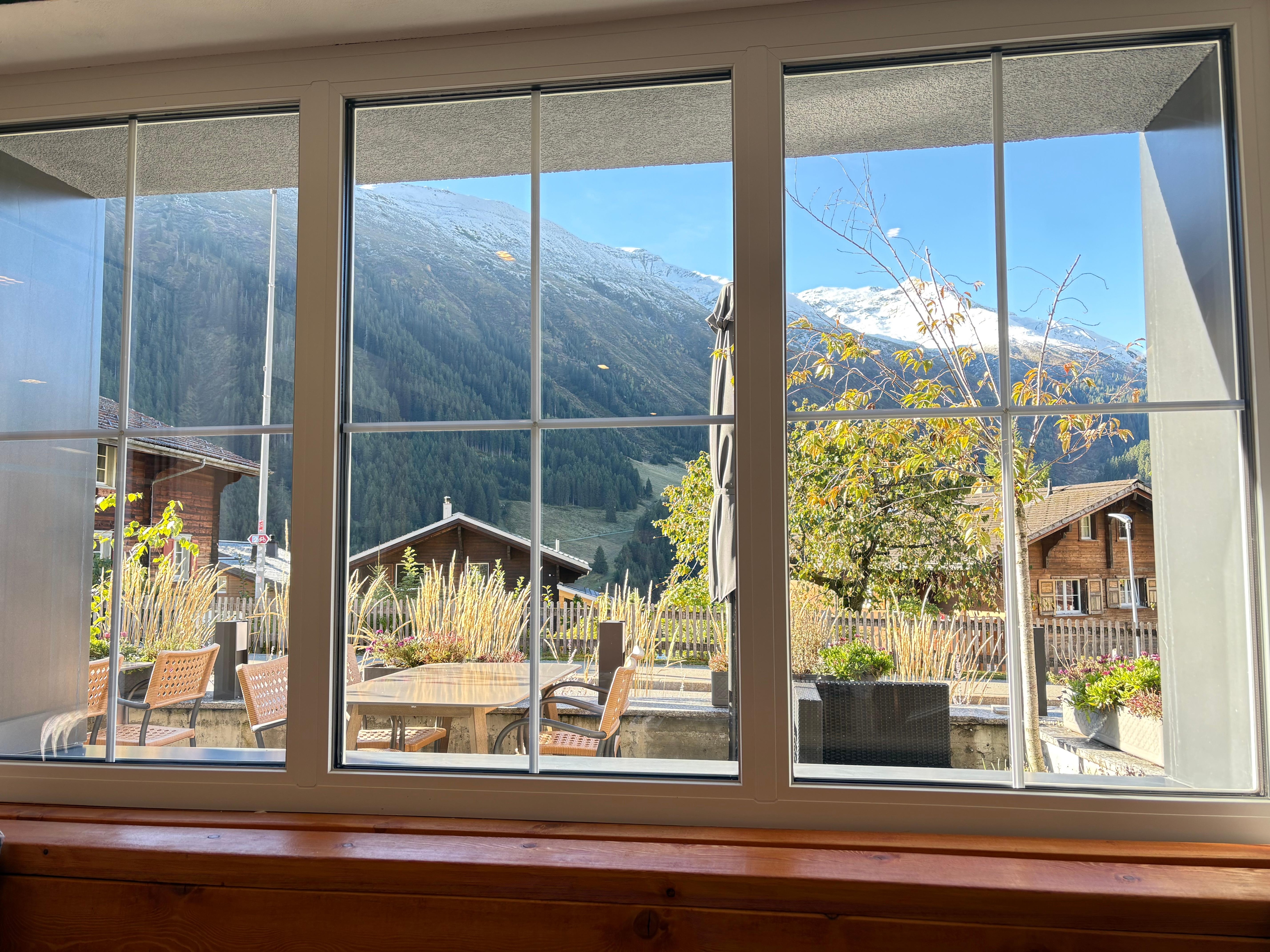 View from breakfast room