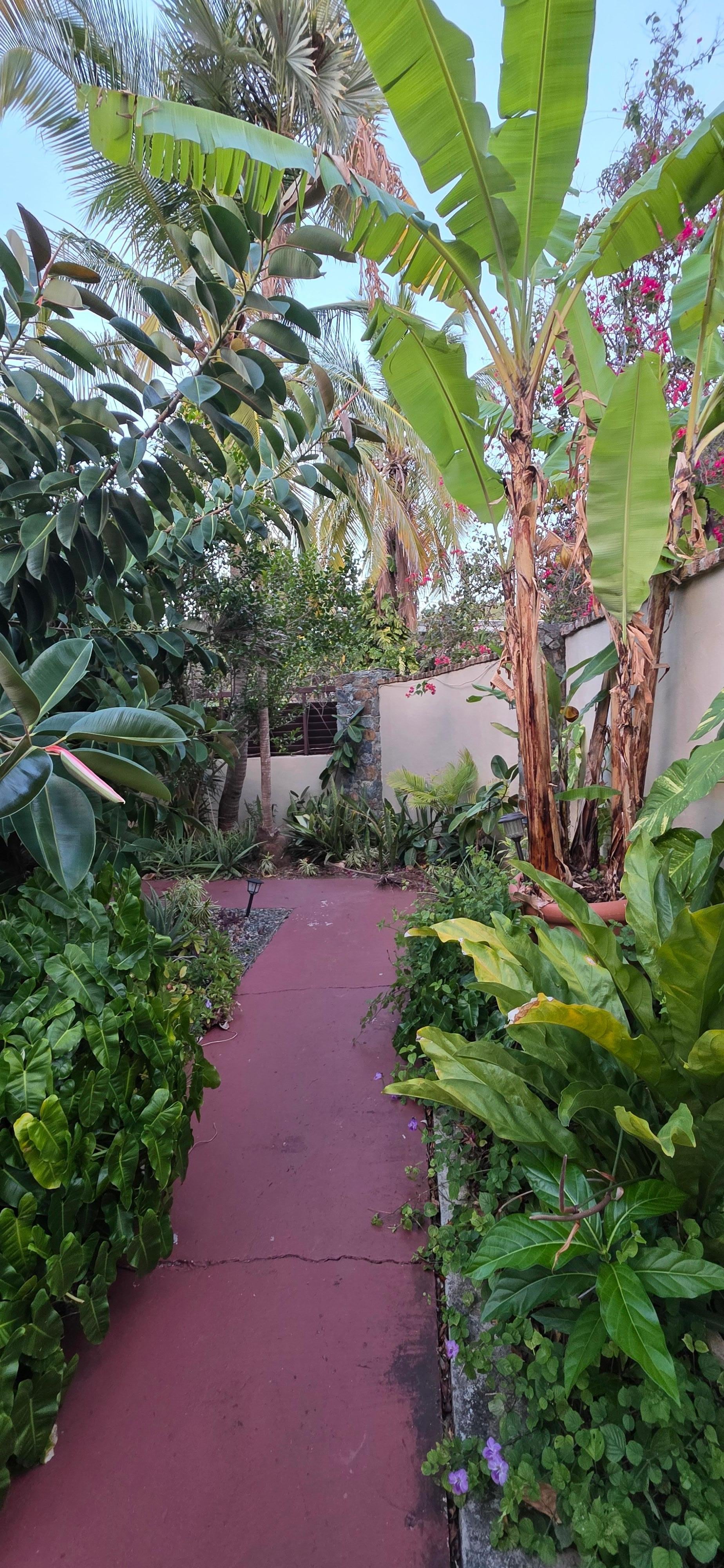 Walk way to room