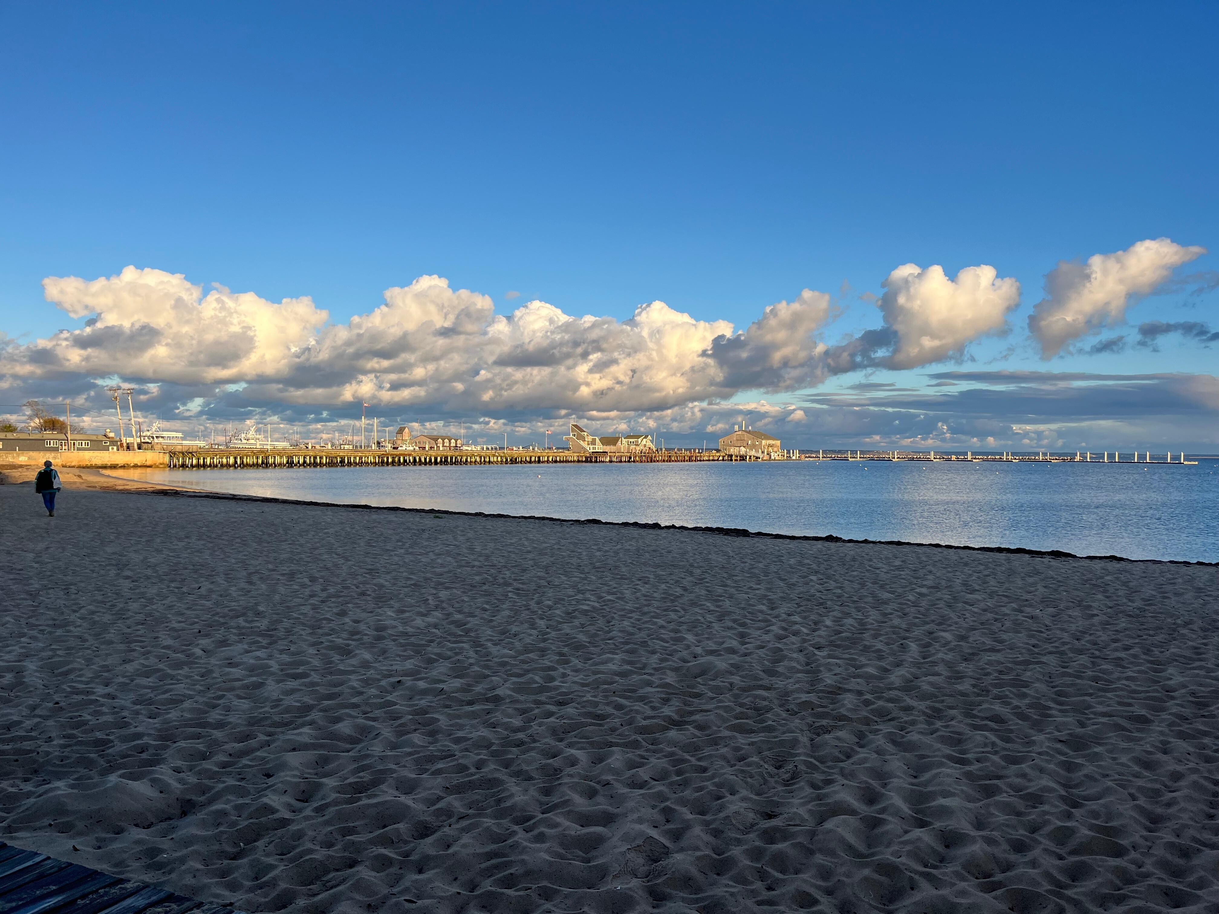 View from the beach off Commercial Street